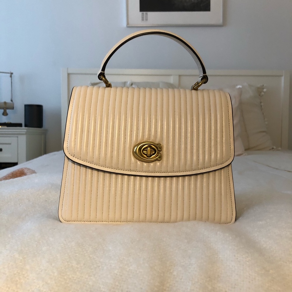 Coach Parker Top Handle With Quilting
